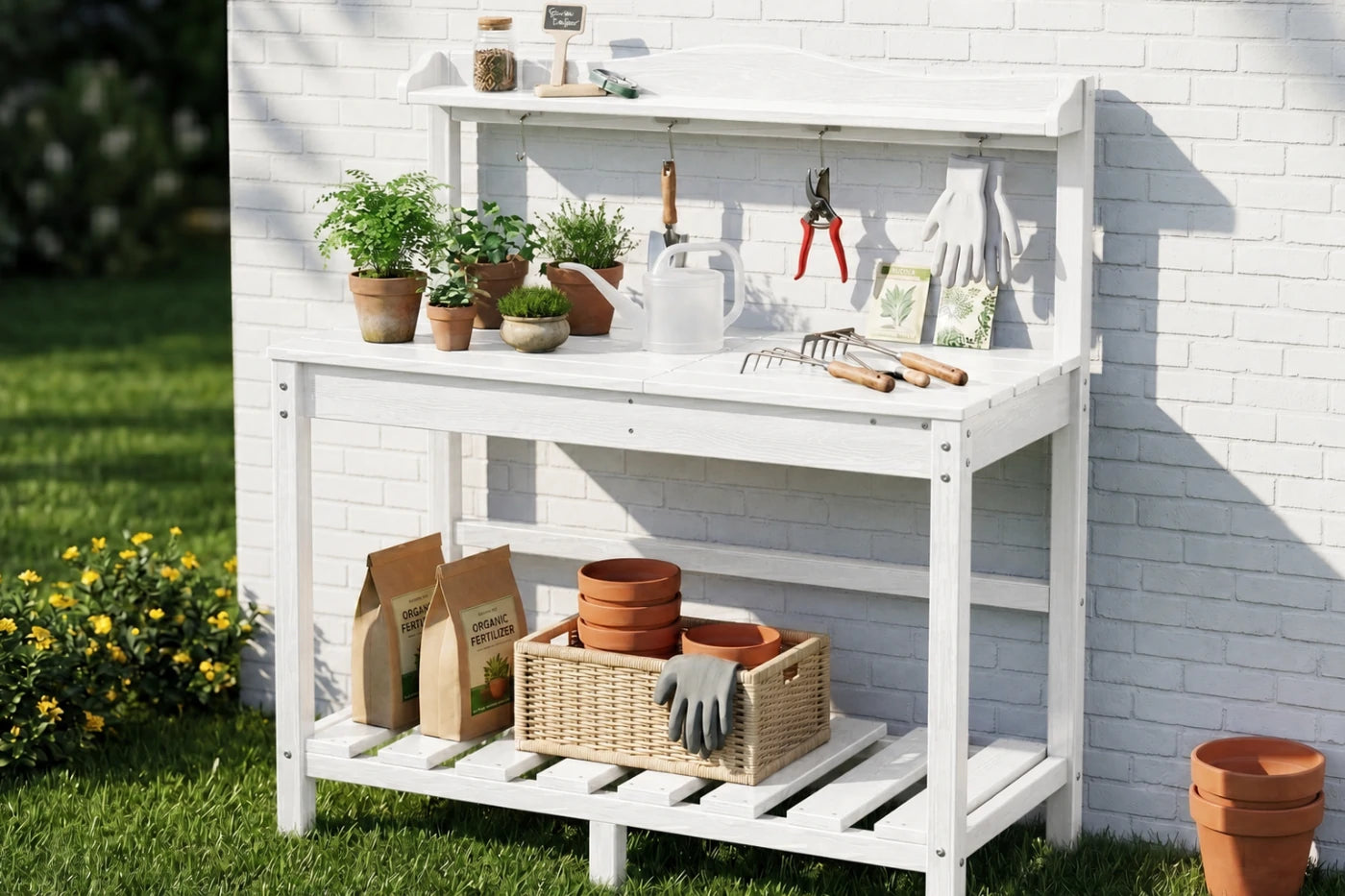 HDPE Outdoor Potting Bench