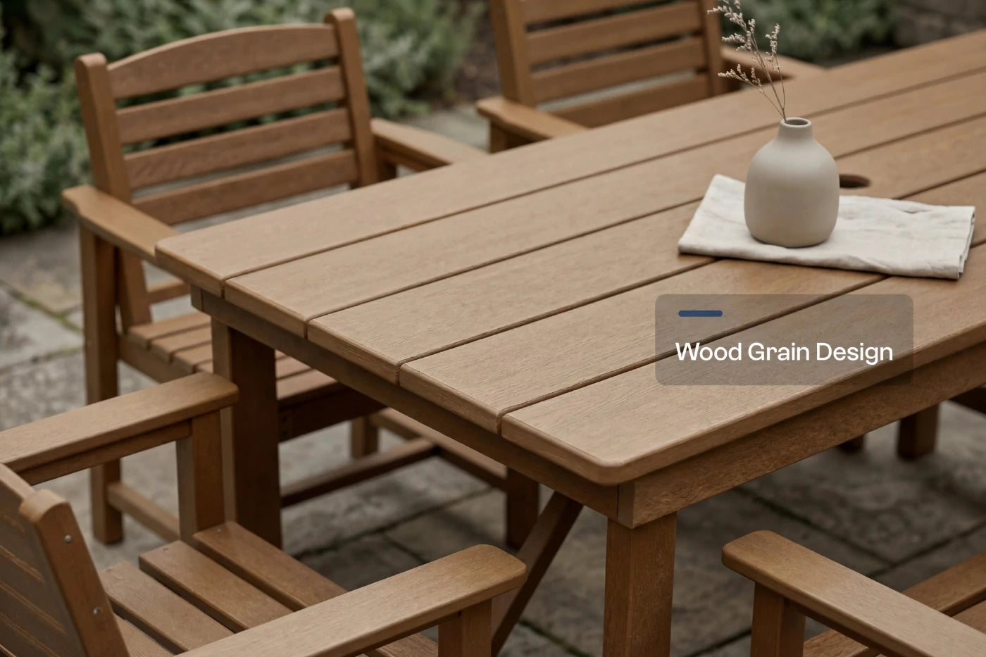 HDPE Outdoor Dining Set