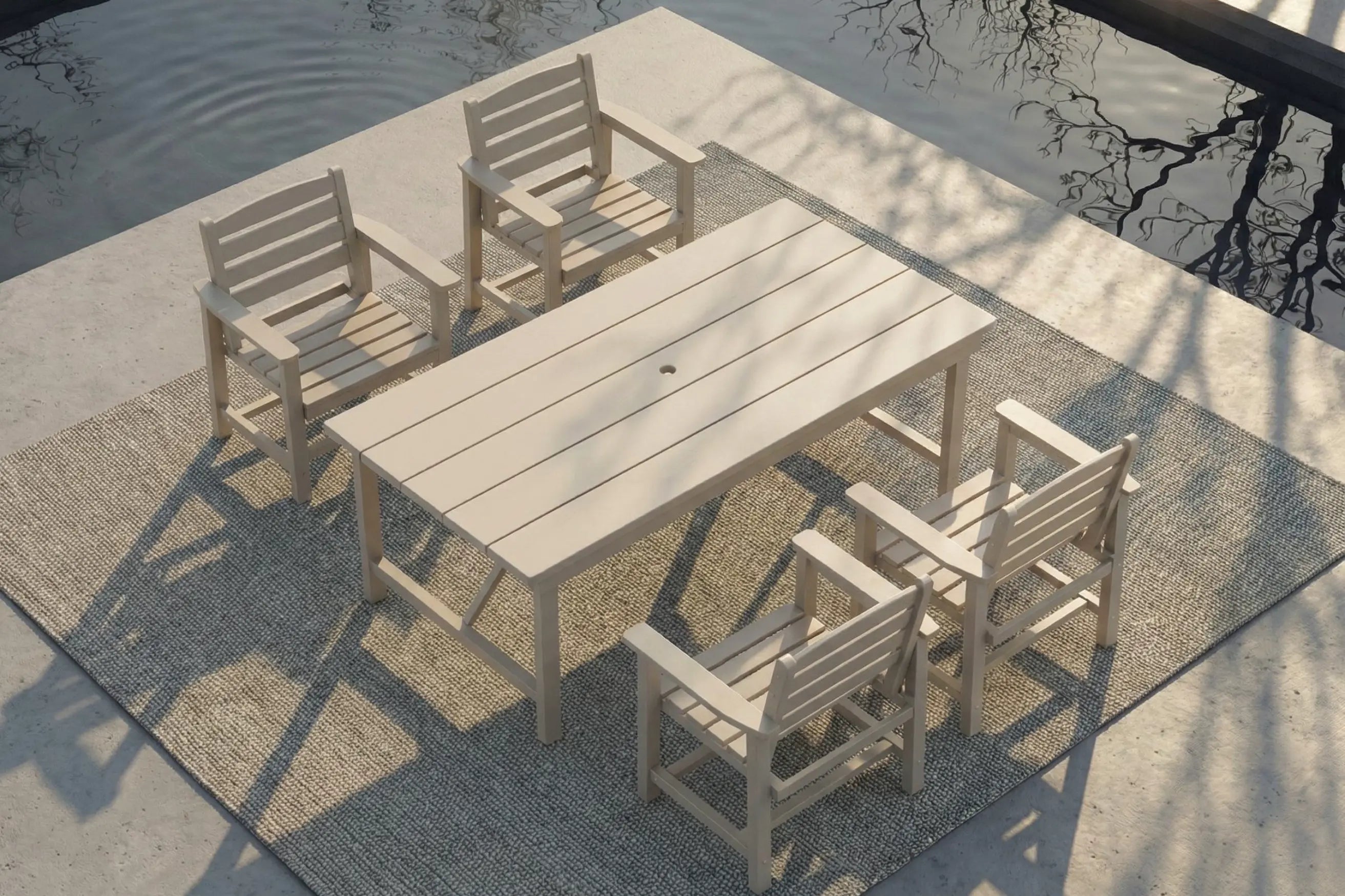 HDPE Outdoor Dining Set
