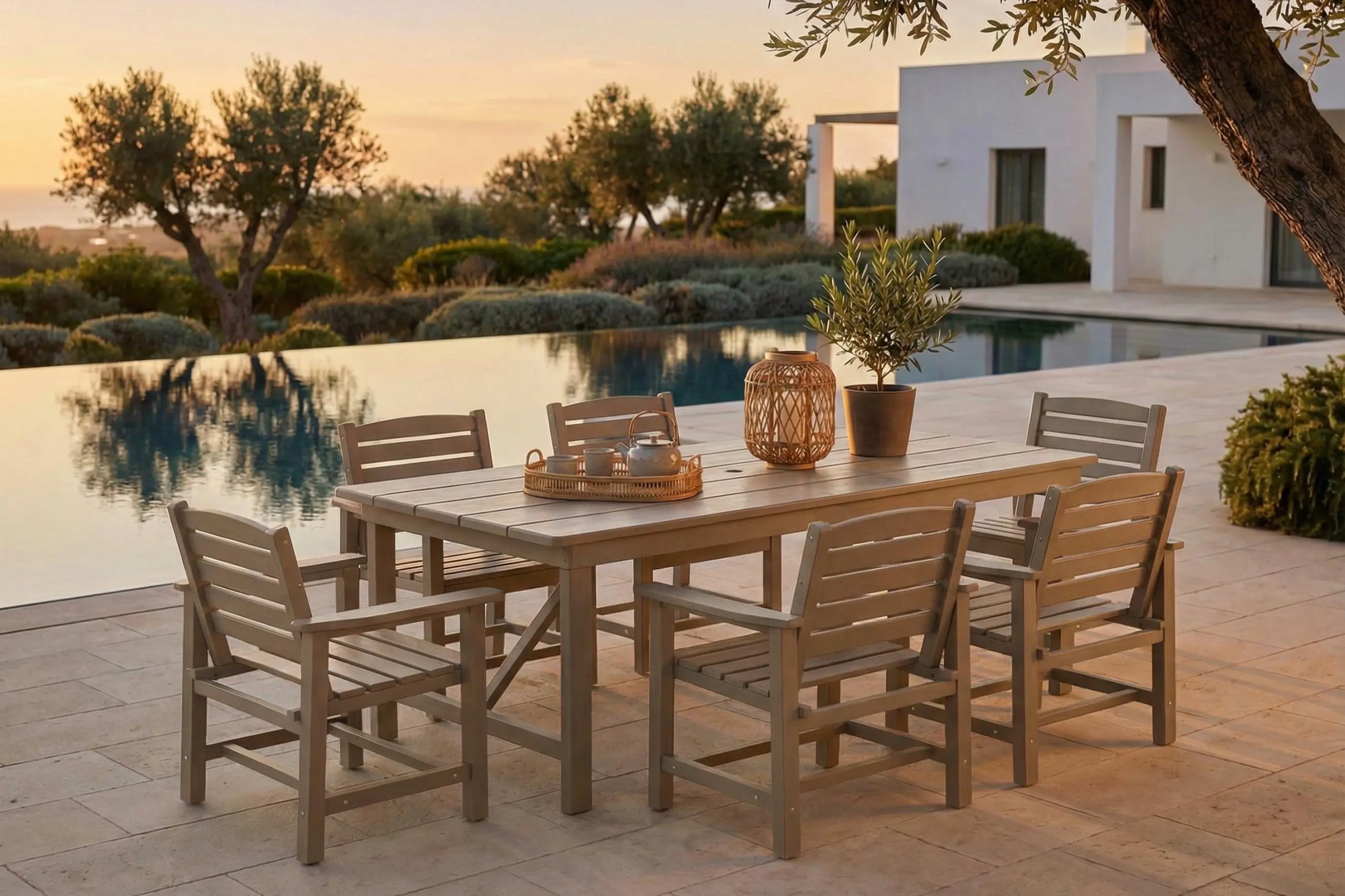 HDPE Outdoor Dining Set