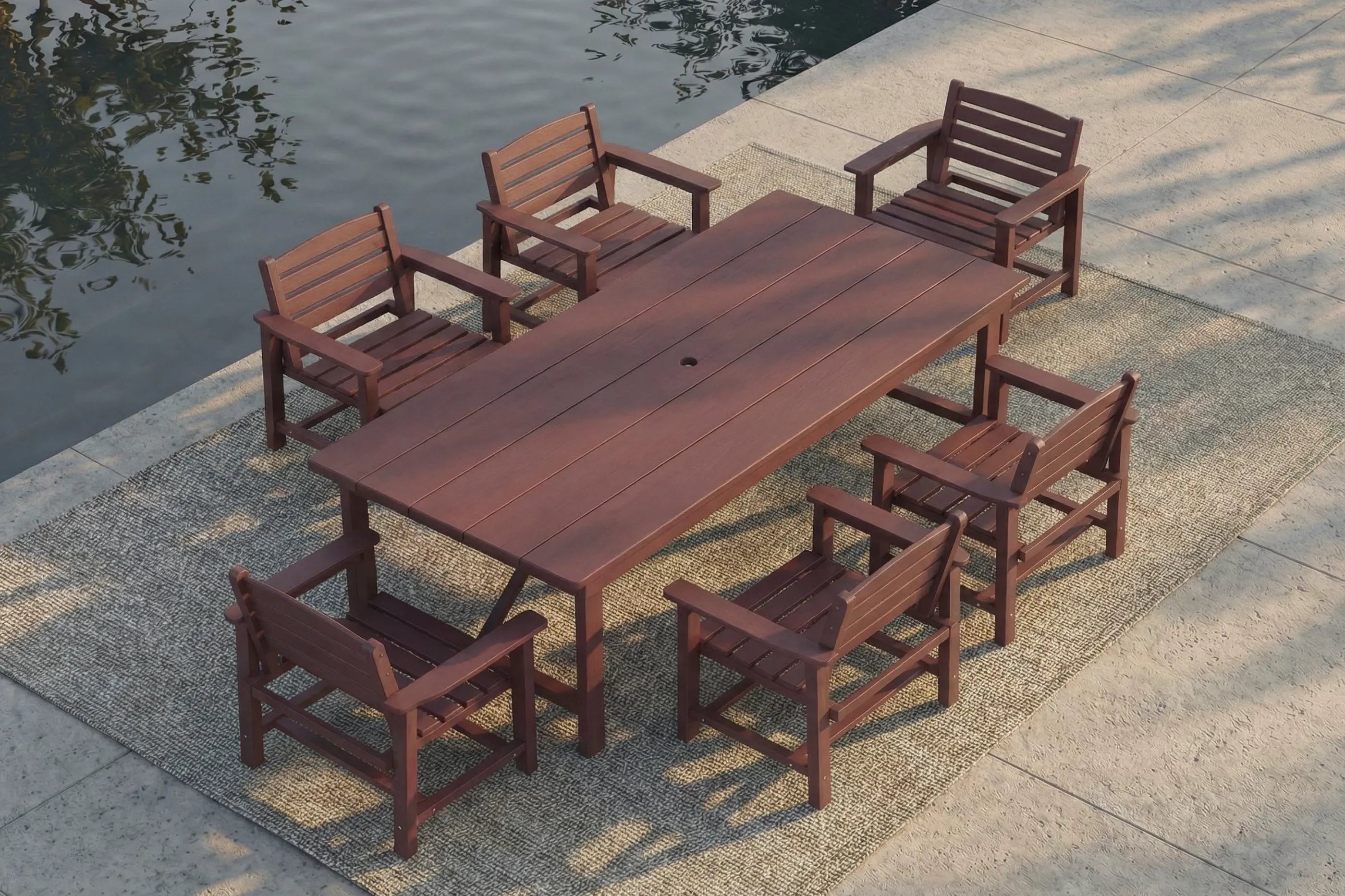 HDPE Outdoor Dining Set
