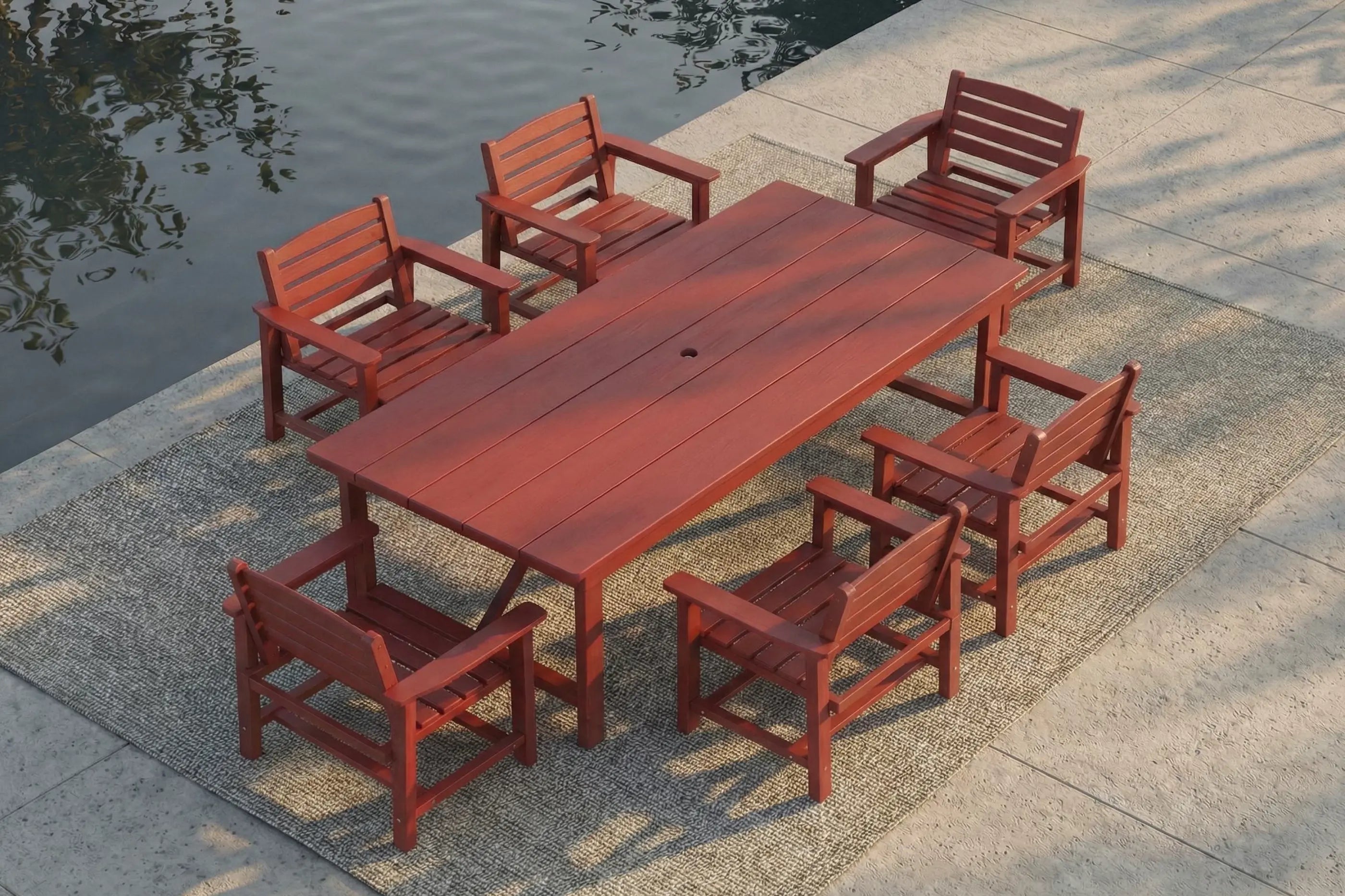 HDPE Outdoor Dining Set