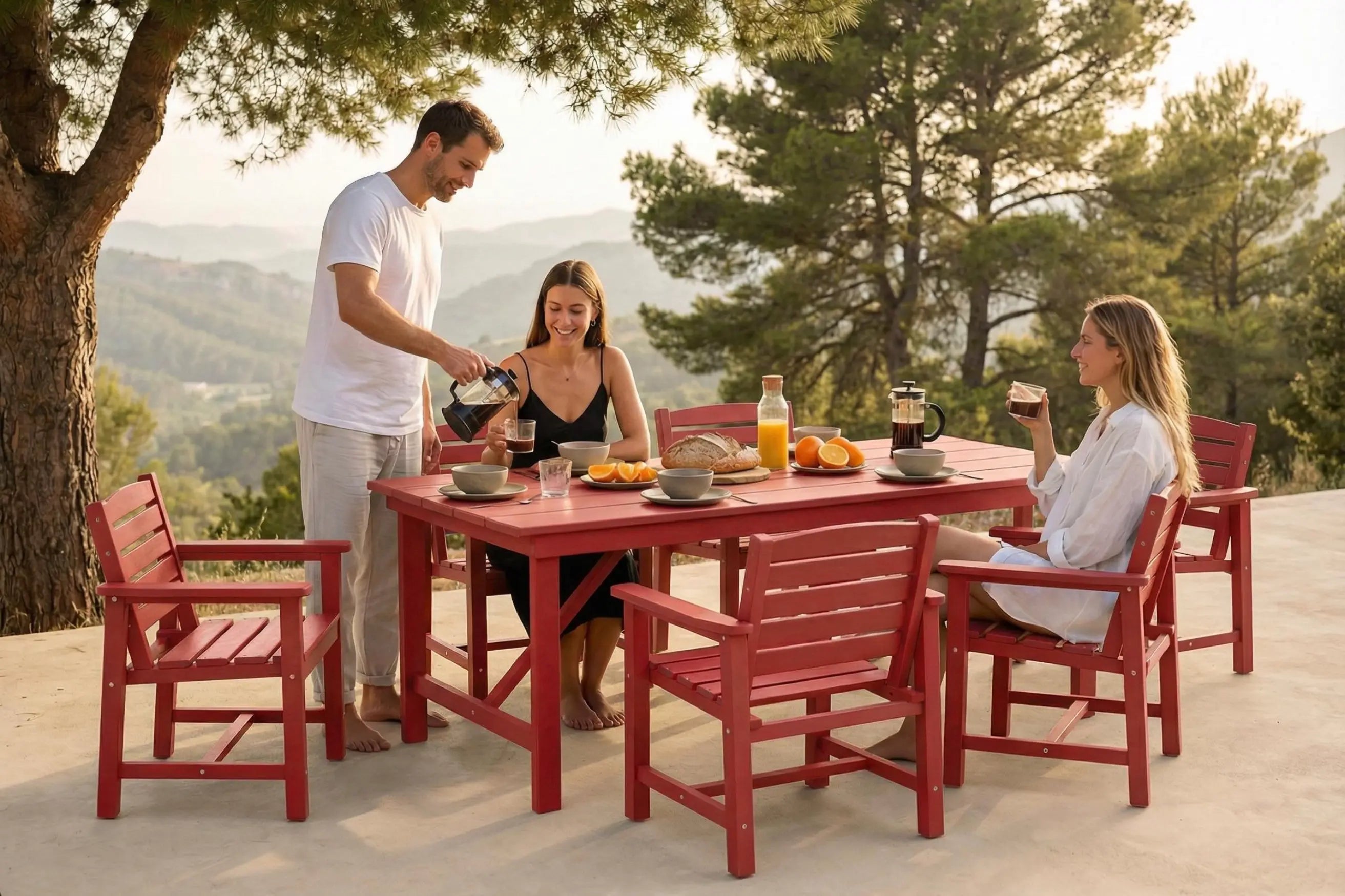HDPE Outdoor Dining Set