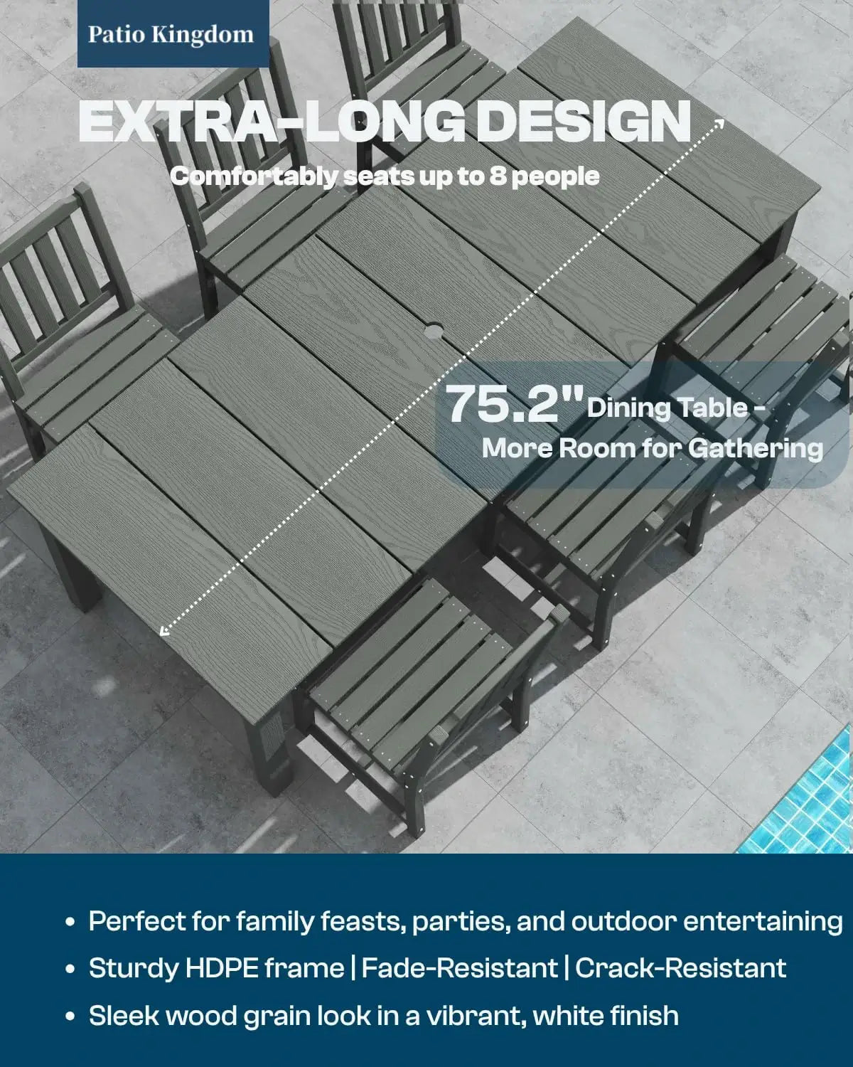 Outdoor Dining Set - Table & Chairs