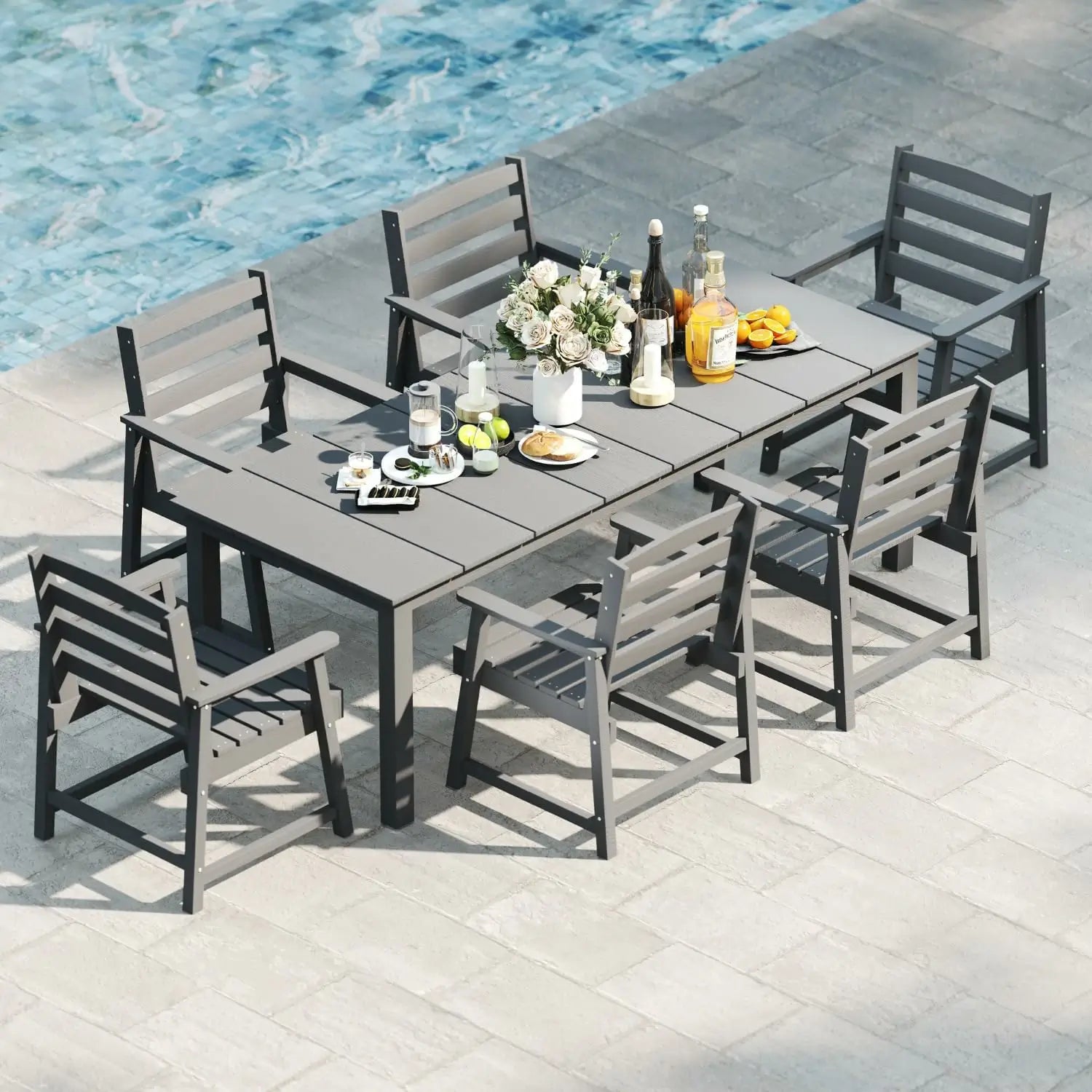 Outdoor Dining Set - Table & Chairs
