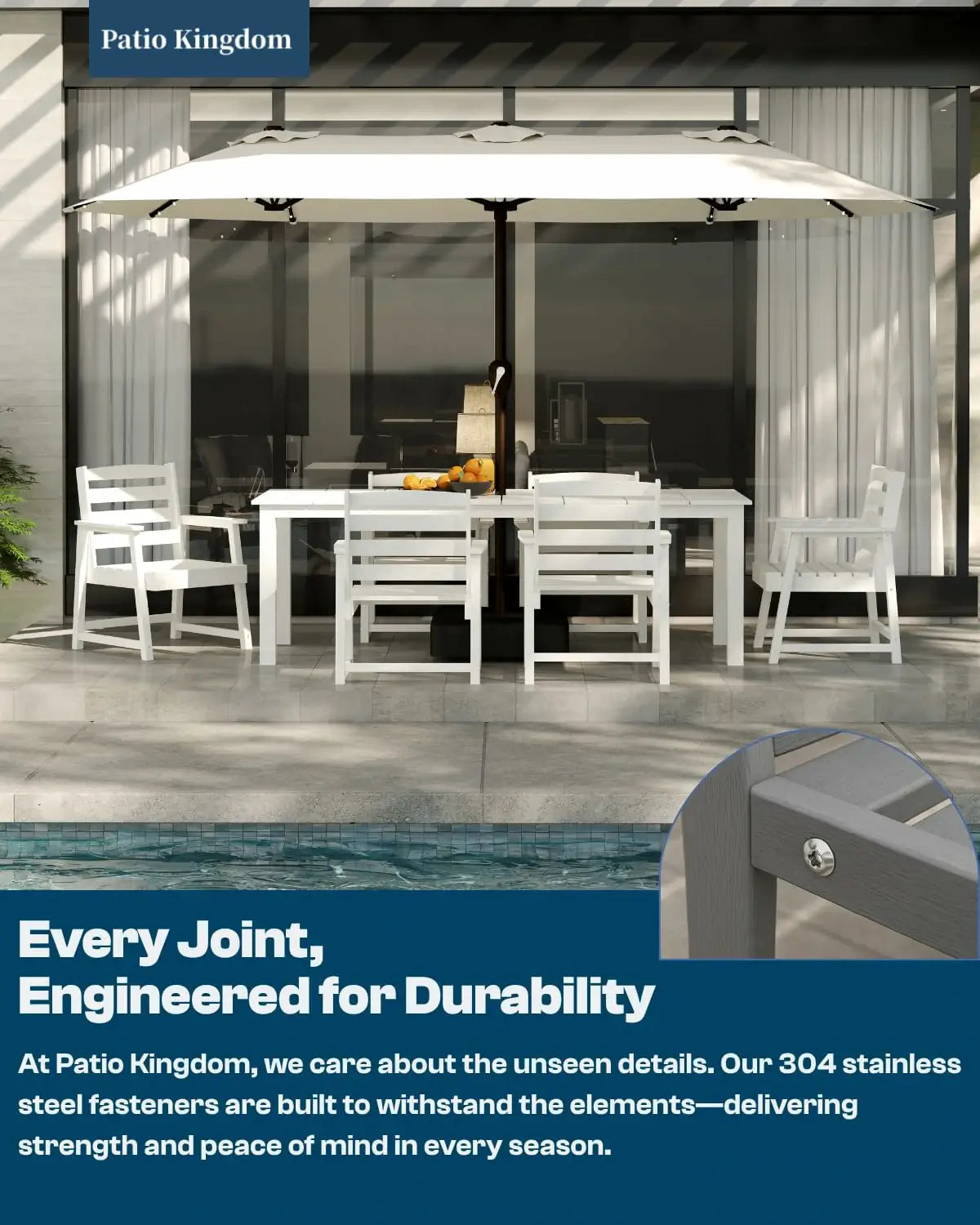 Outdoor Dining Set - Table & Chairs