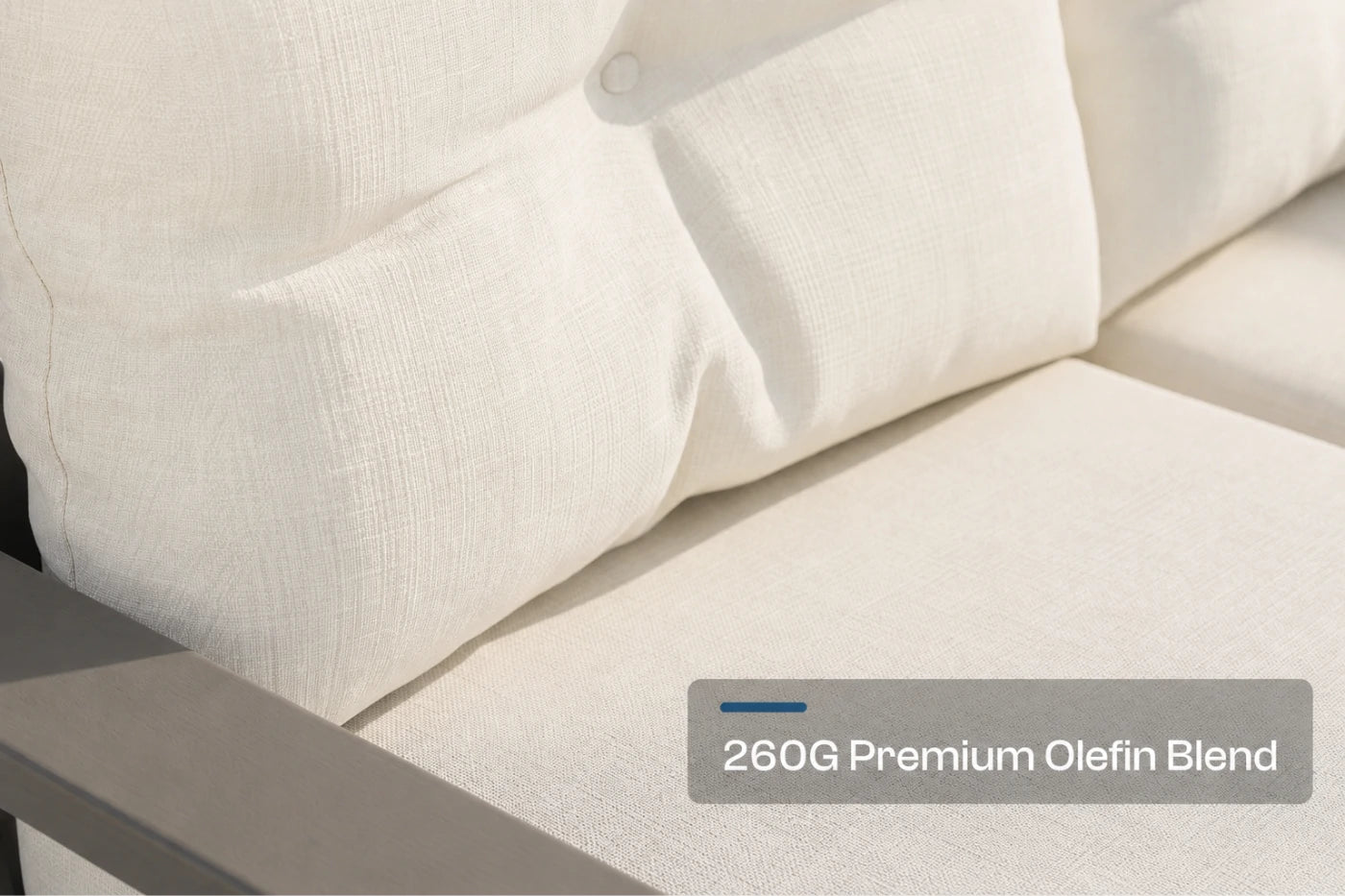 HDPE Sectional Patio Couch Set