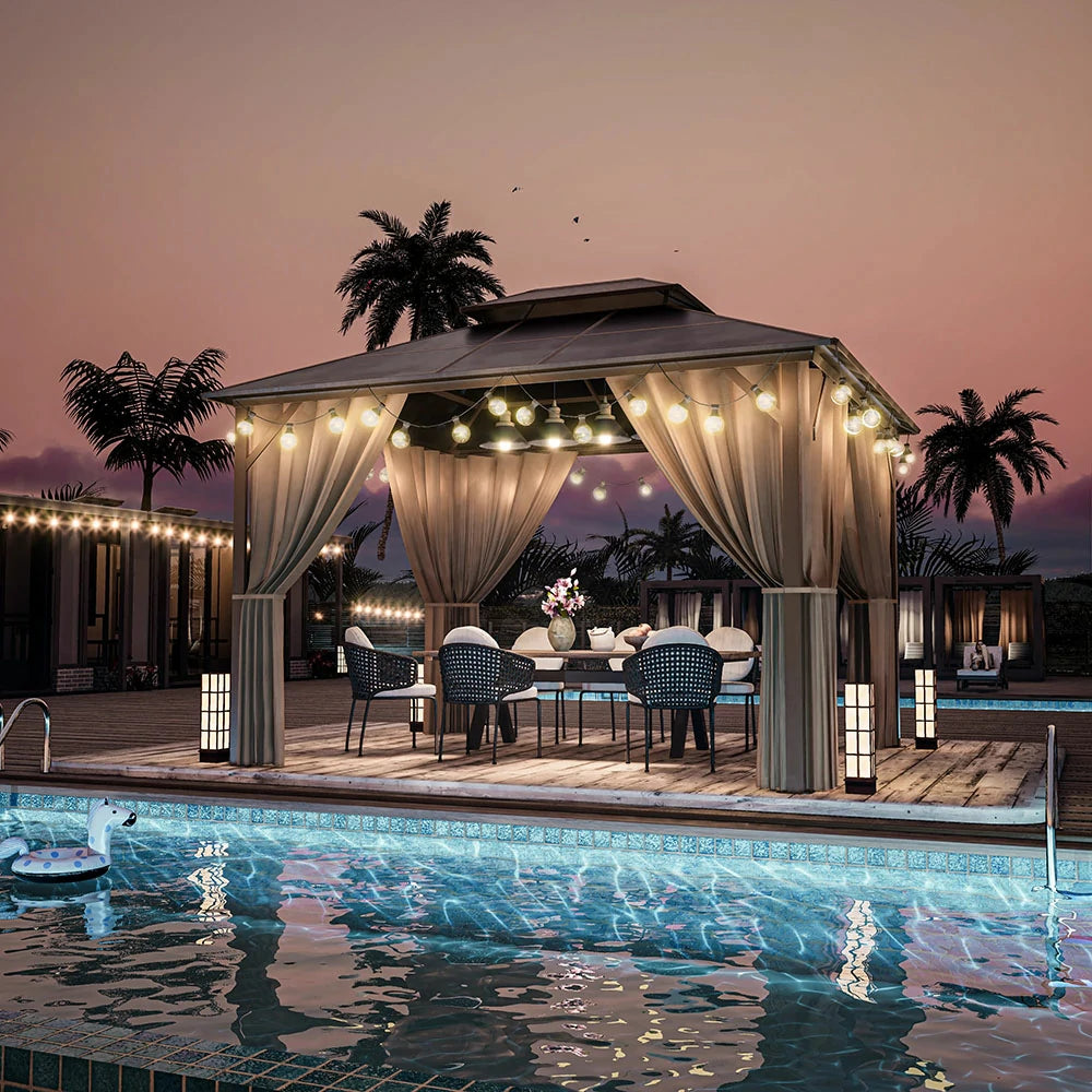 Polycarbonate Top Gazebo