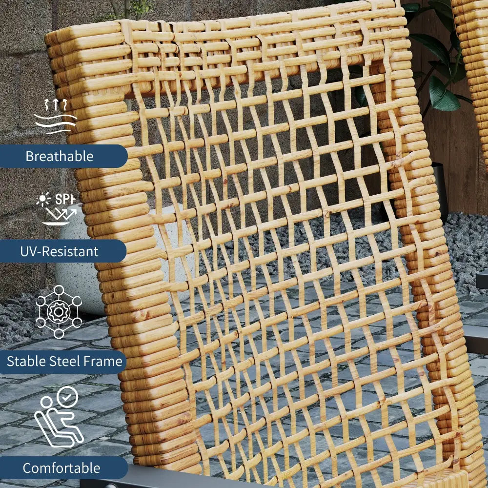 patio kingdom ratten wowen furniture set