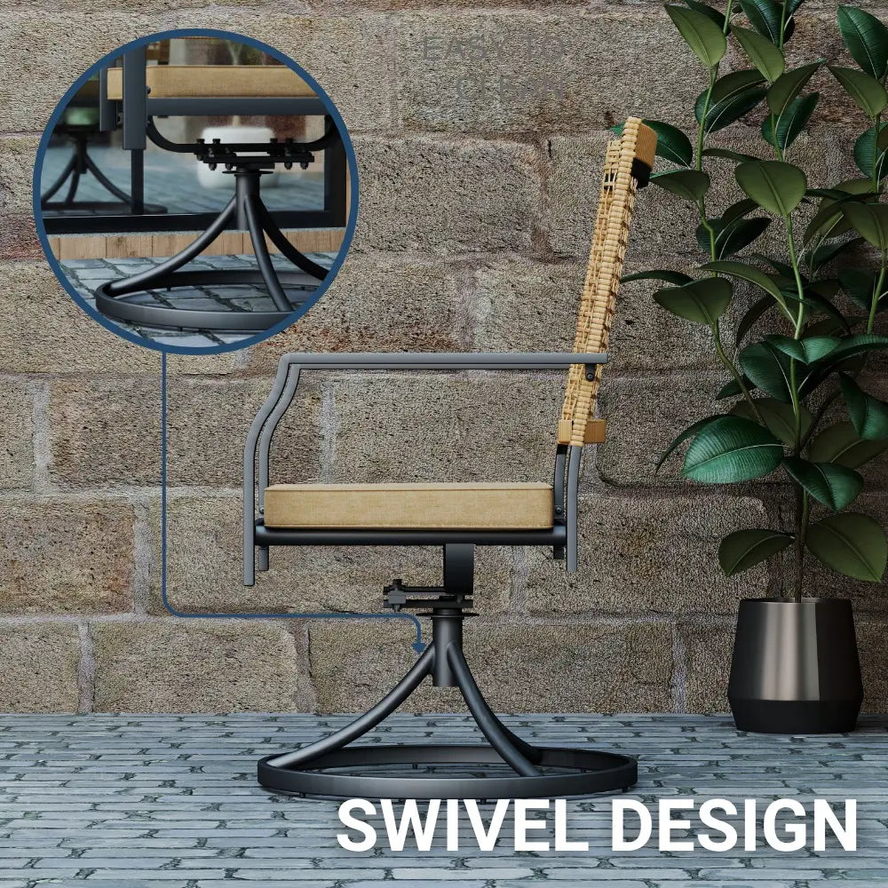 patio kingdom ratten wowen furniture set