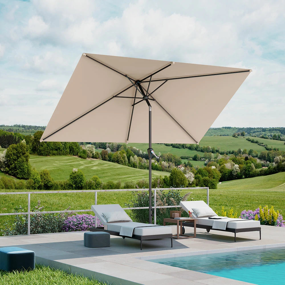 patio kingdom rectangular umbrella