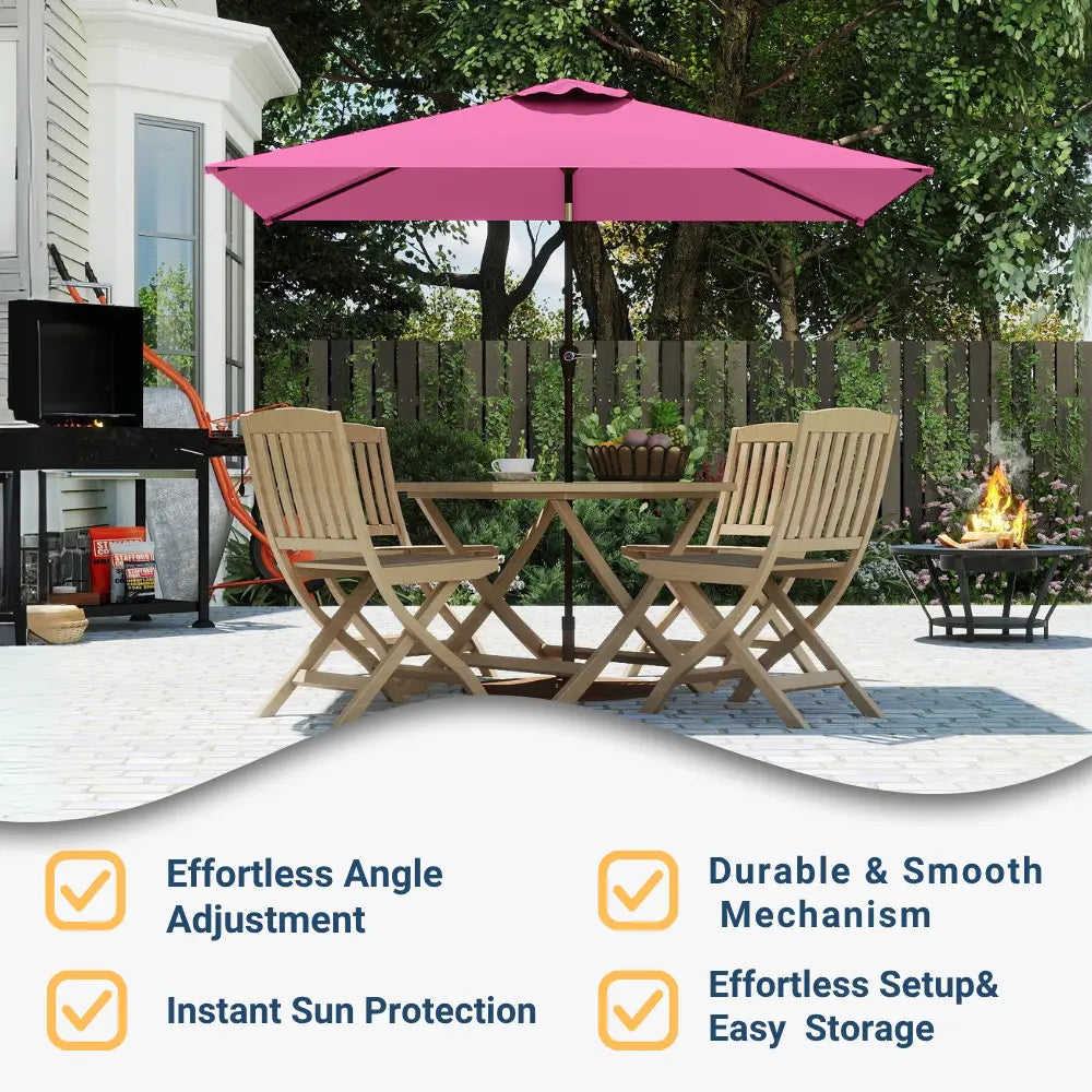 patio kingdom rectangular patio umbrella