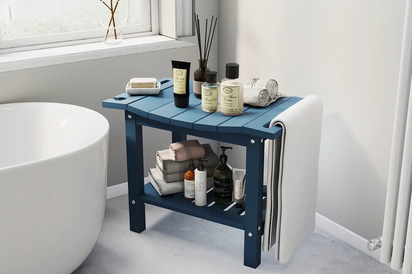 patio kingdom shower bench