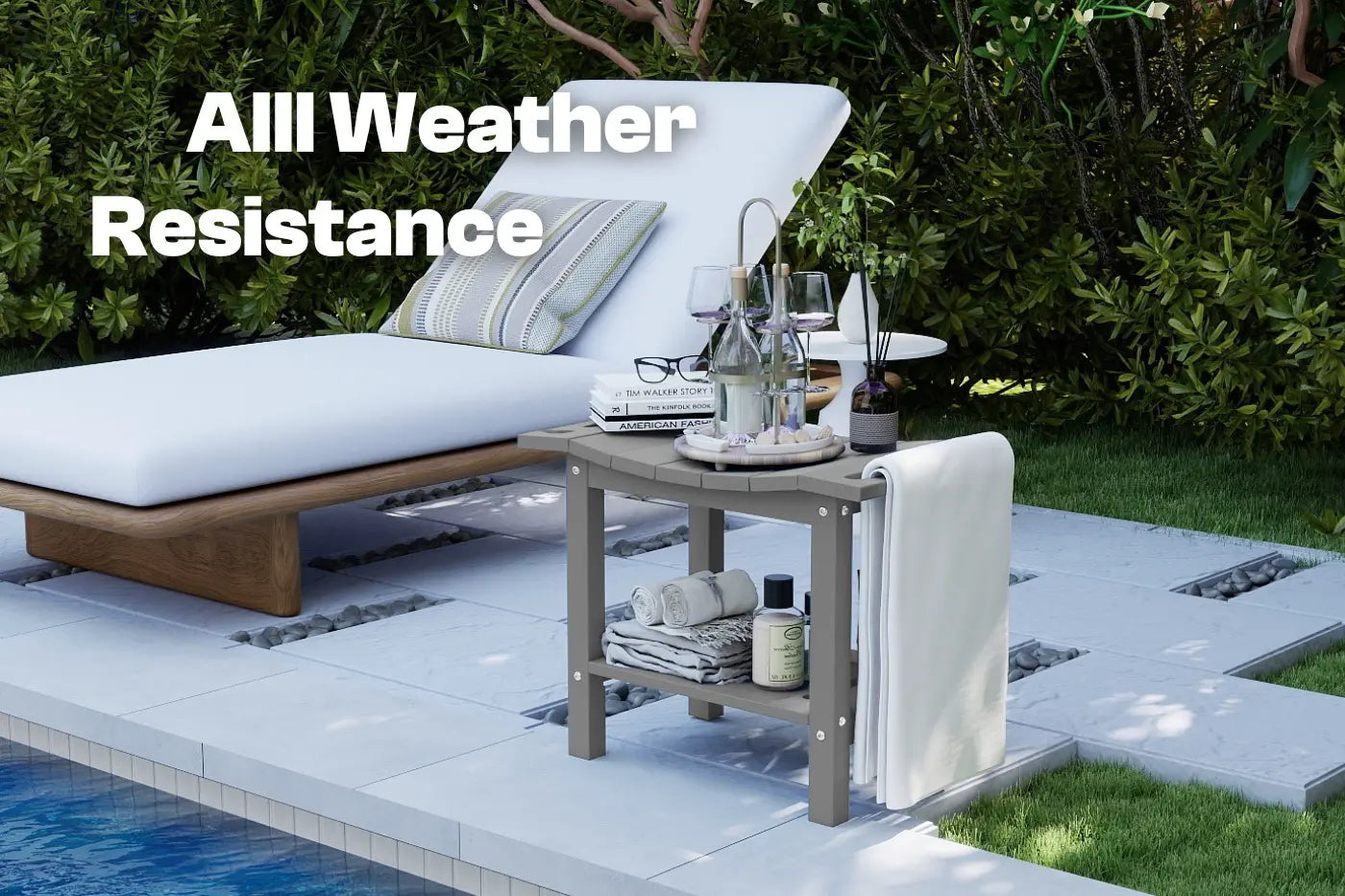 patio kingdom shower bench