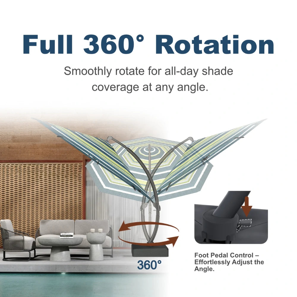 patio kingdom cantilever umbrella