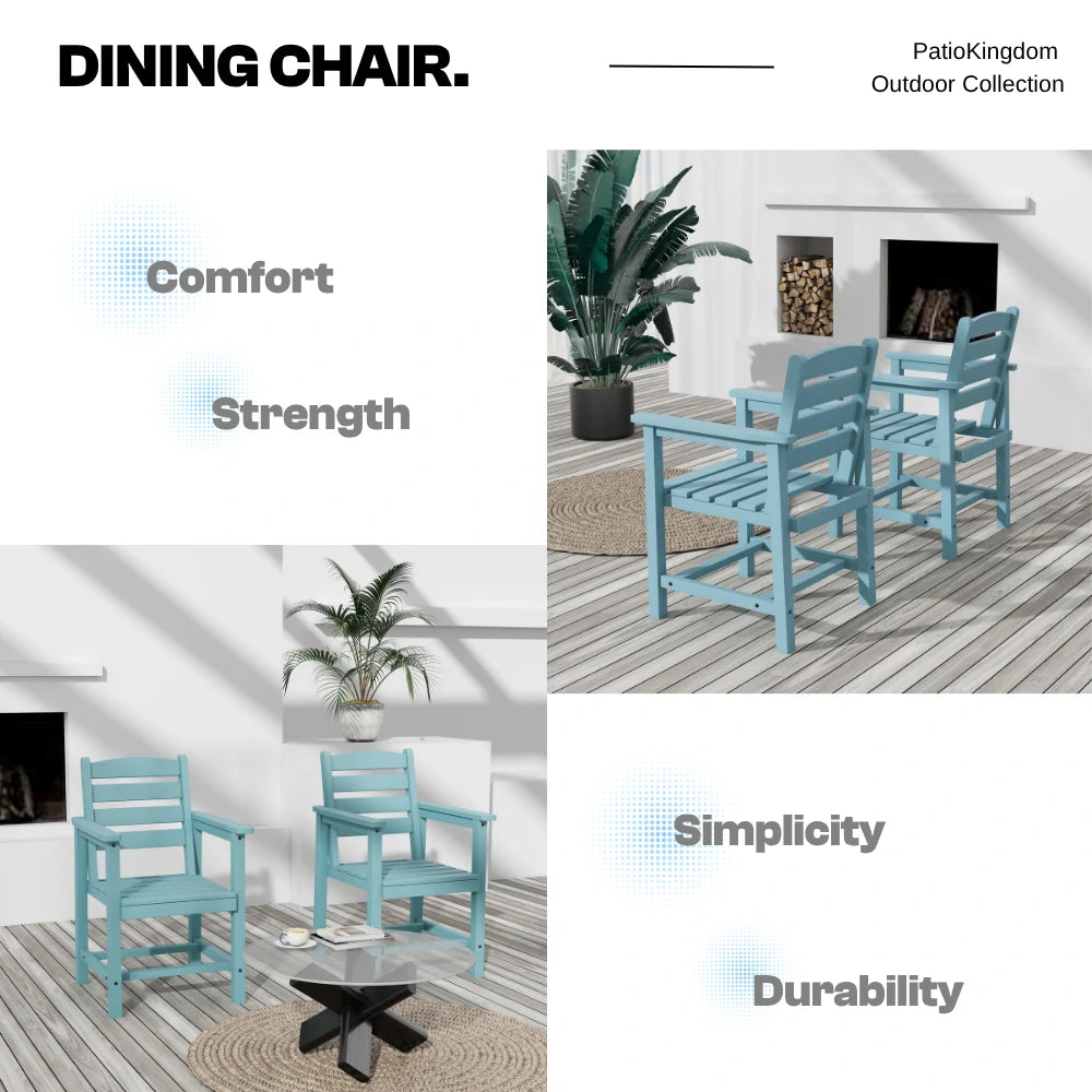 Patio Kingdom HDPE Dining table set