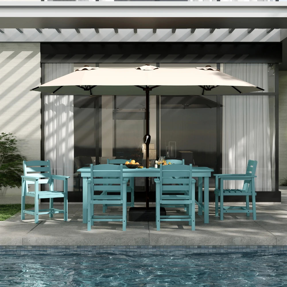 Patio Kingdom HDPE Dining table set