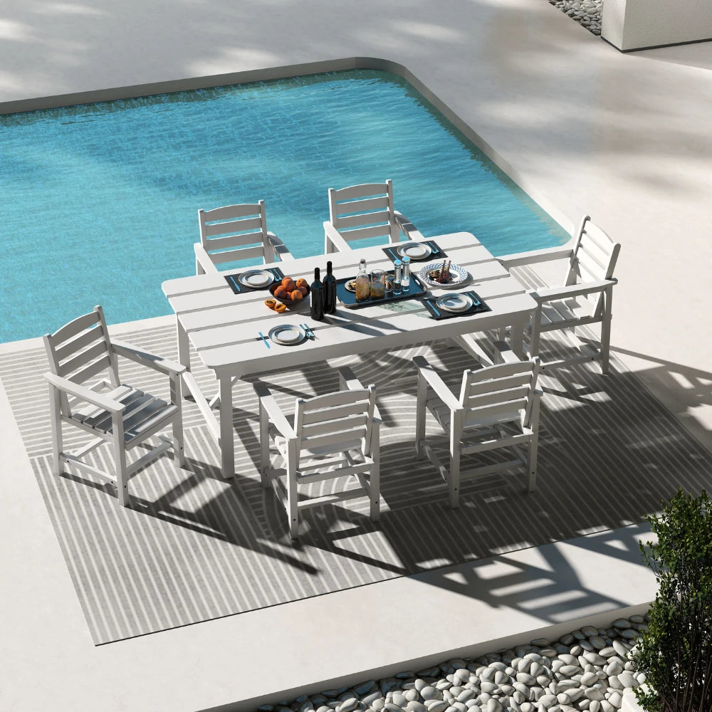 Patio Kingdom HDPE Dining table set