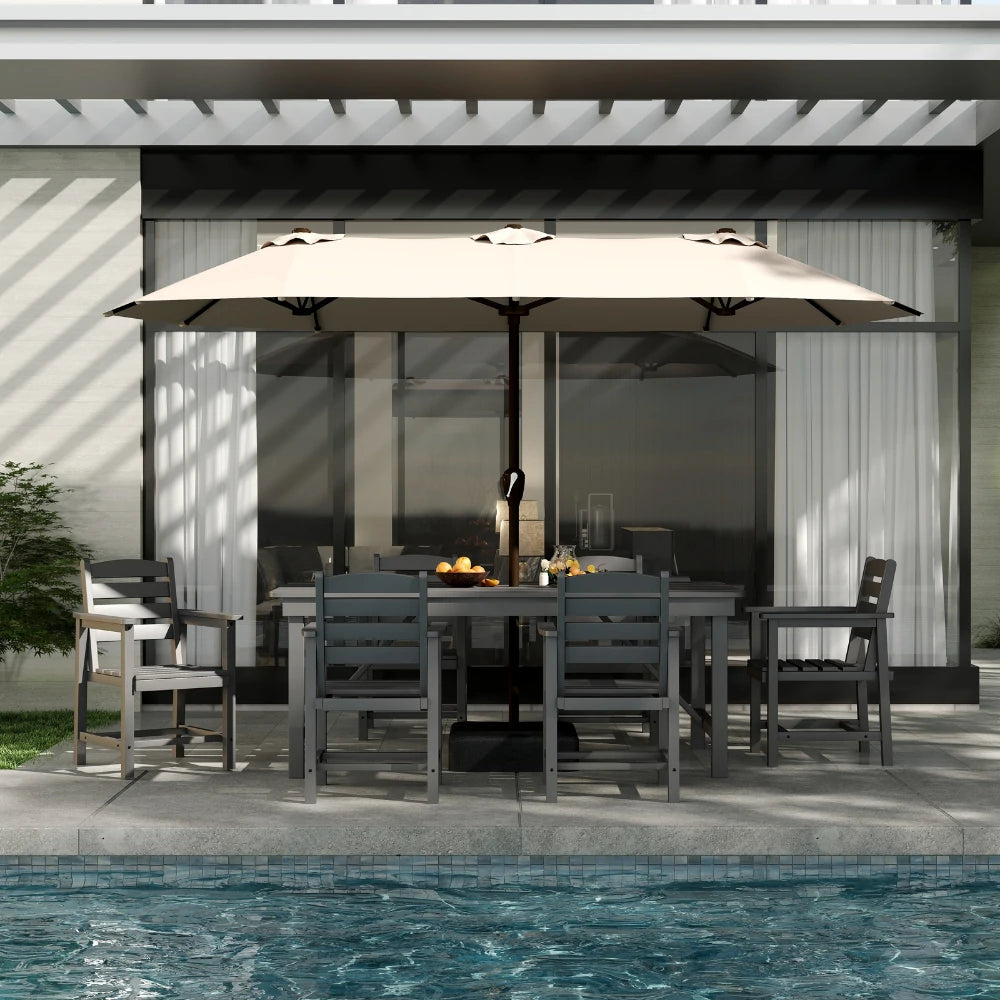 Patio Kingdom HDPE Dining table set