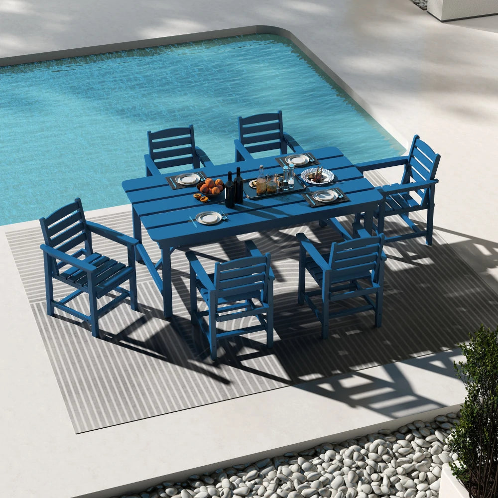 Patio Kingdom HDPE Dining table set