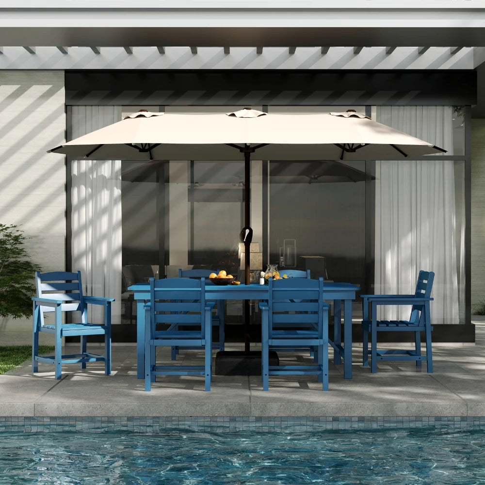 Patio Kingdom HDPE Dining table set