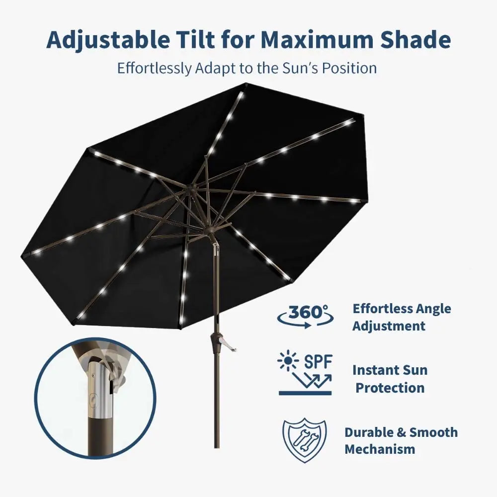 patiokingdom led outdoor umbrella
