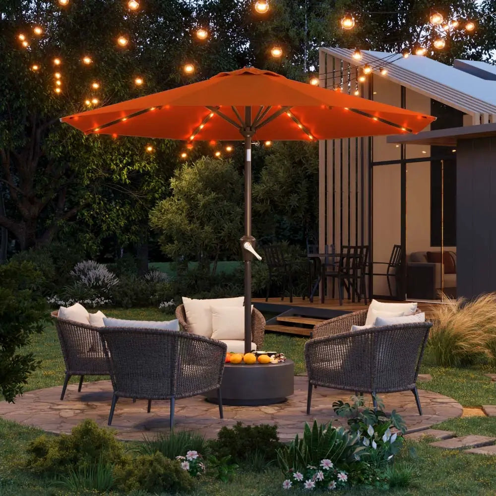 patiokingdom led outdoor umbrella