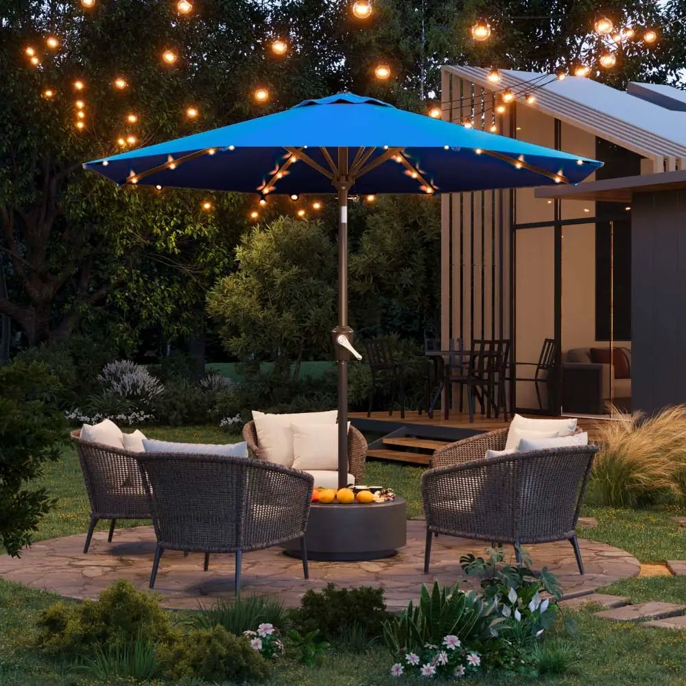 patiokingdom led outdoor umbrella