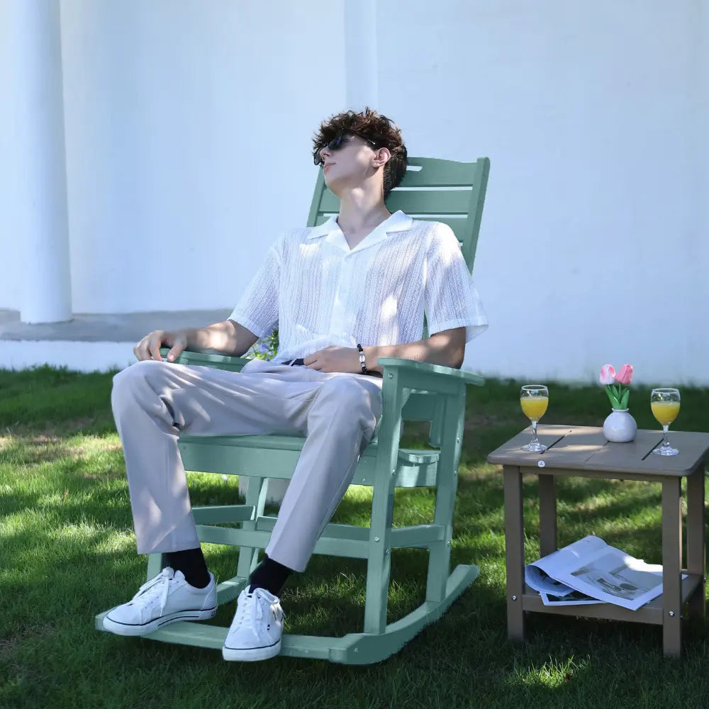 patio kingdom rocking chair