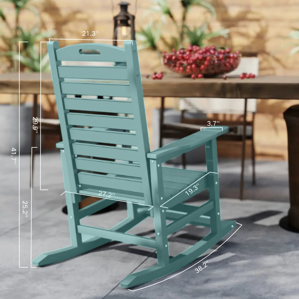 patio kingdom rocking chair