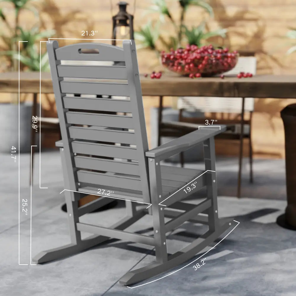 patio kingdom rocking chair