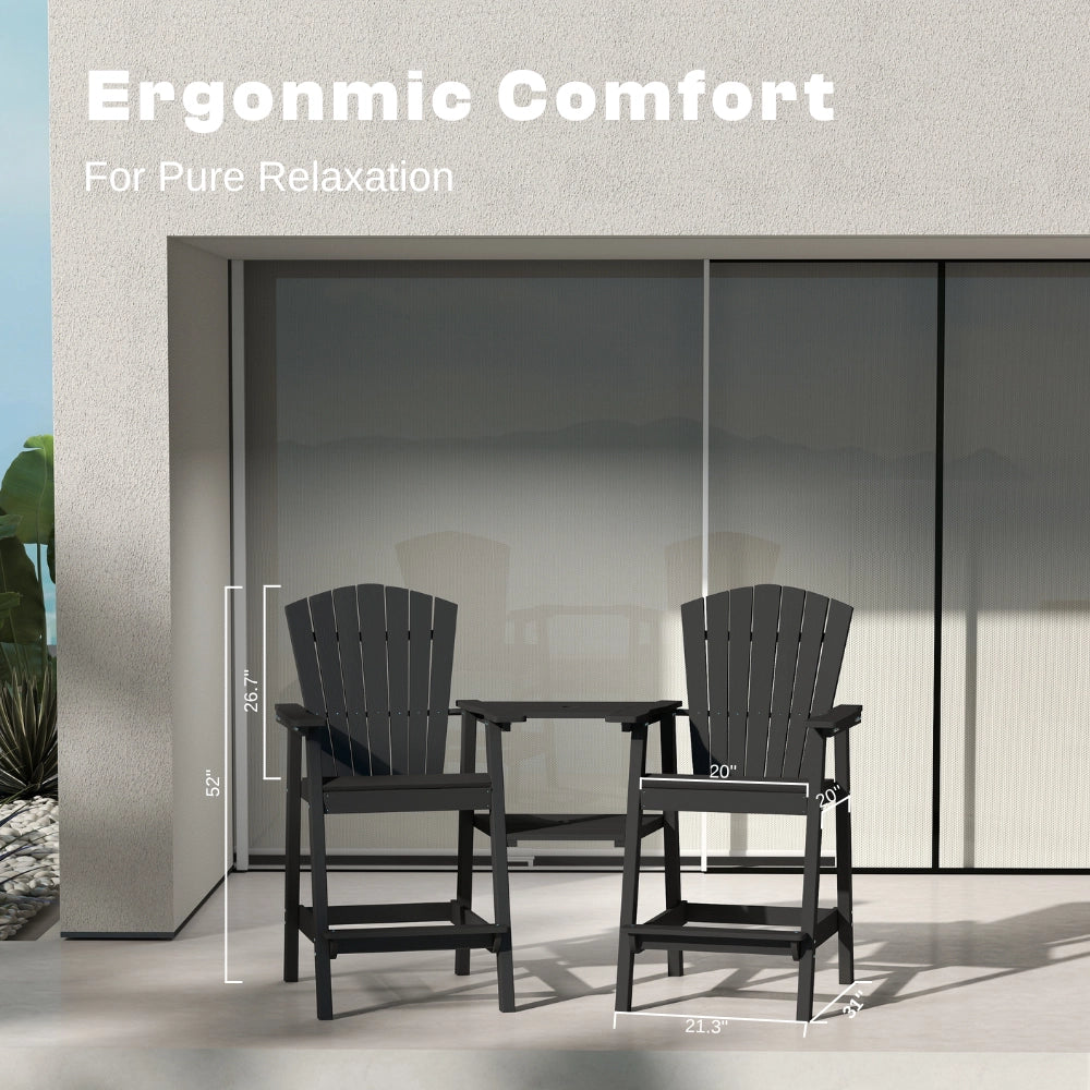 Tall Bar Chair Set