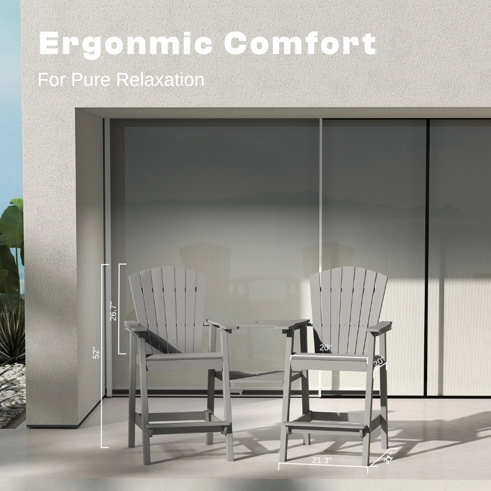 Tall Bar Chair Set