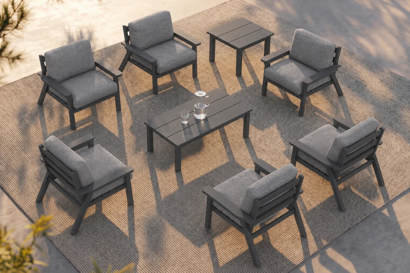 Perli™ HDPE Patio Armchair Set