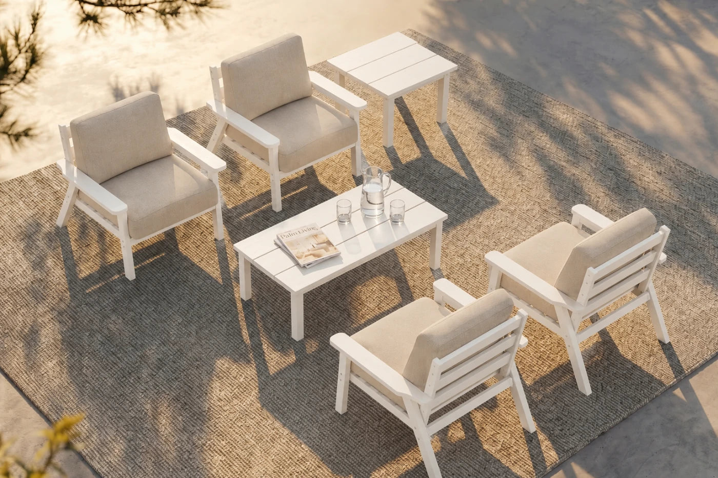 Perli™ HDPE Patio Armchair Set