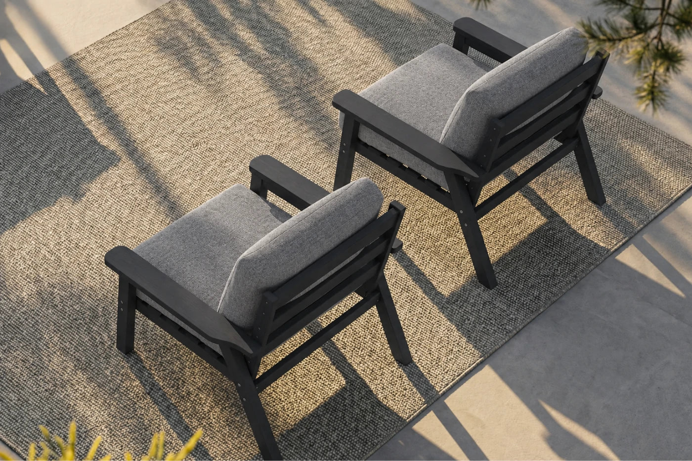 Perli™ HDPE Patio Armchair Set