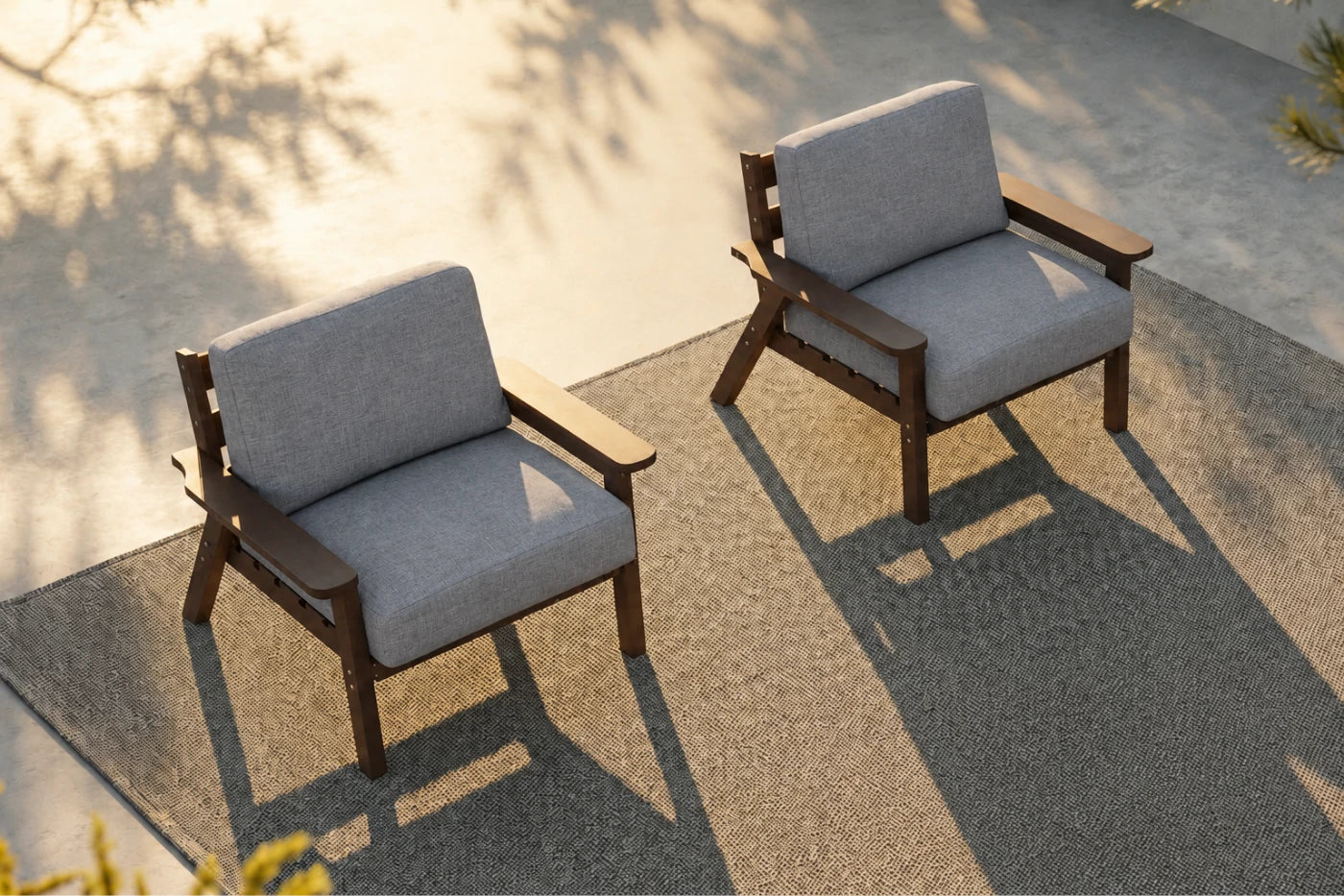 Perli™ HDPE Patio Armchair Set