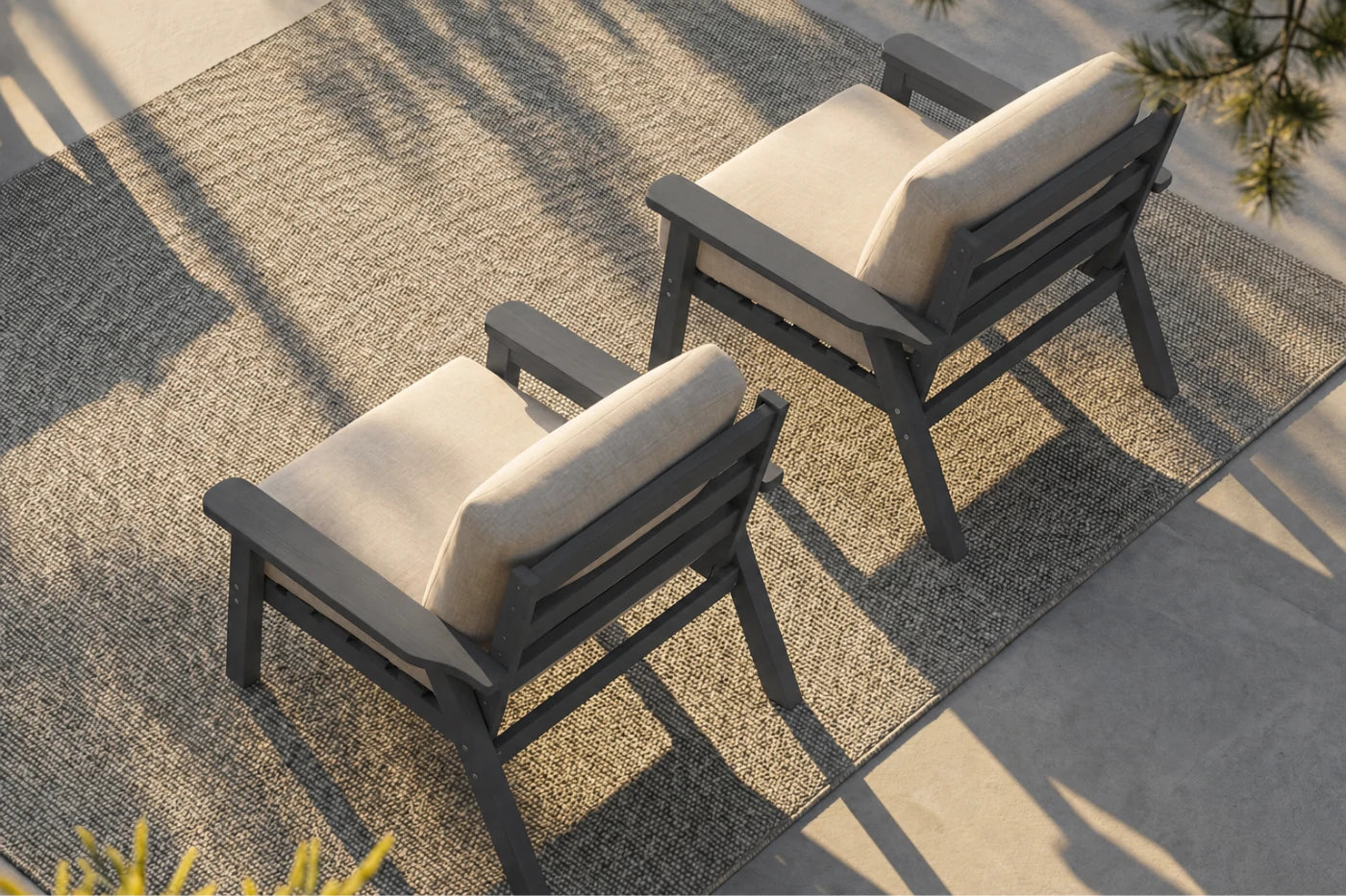 Perli™ HDPE Patio Armchair Set
