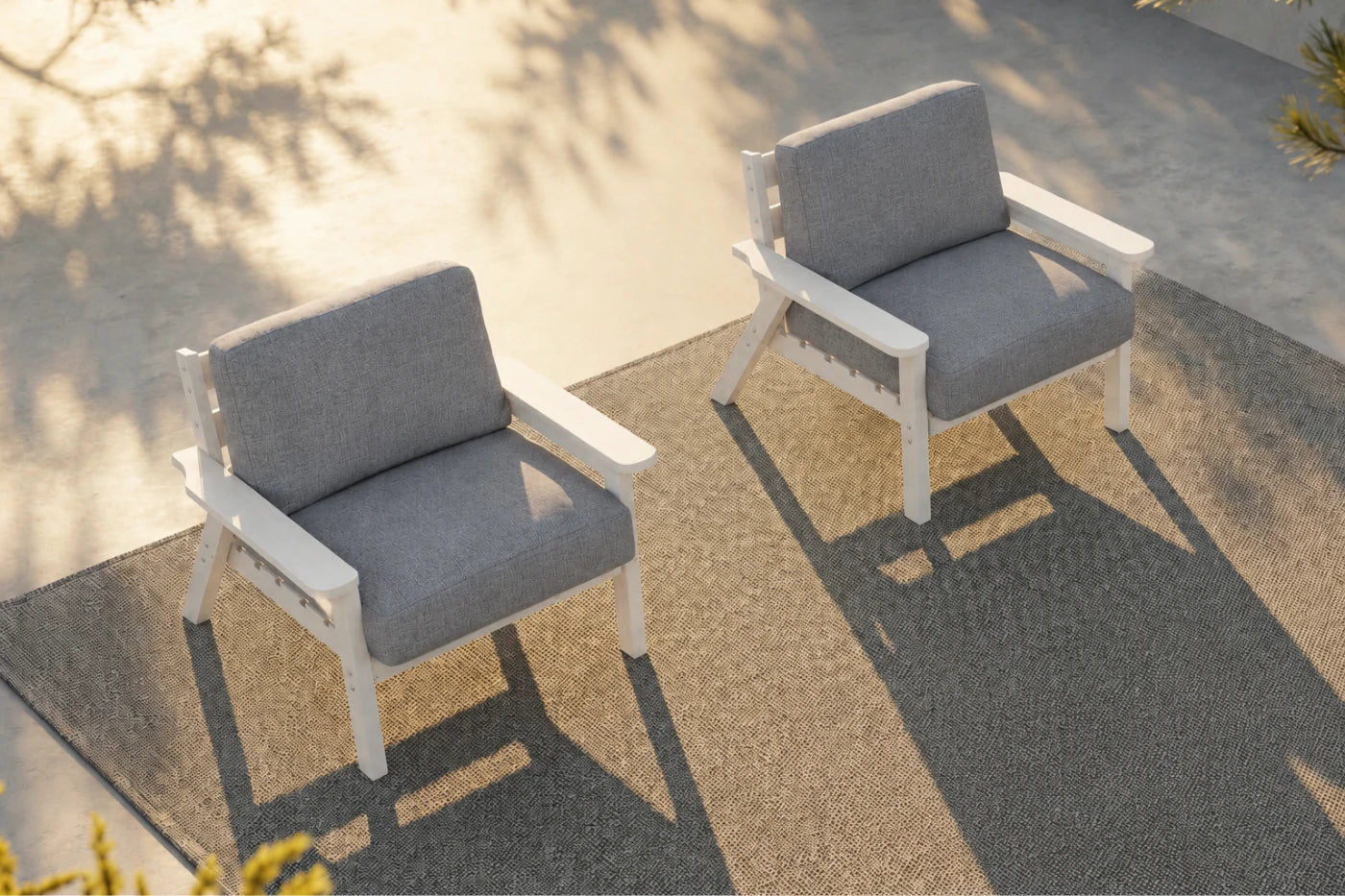 Perli™ HDPE Patio Armchair Set