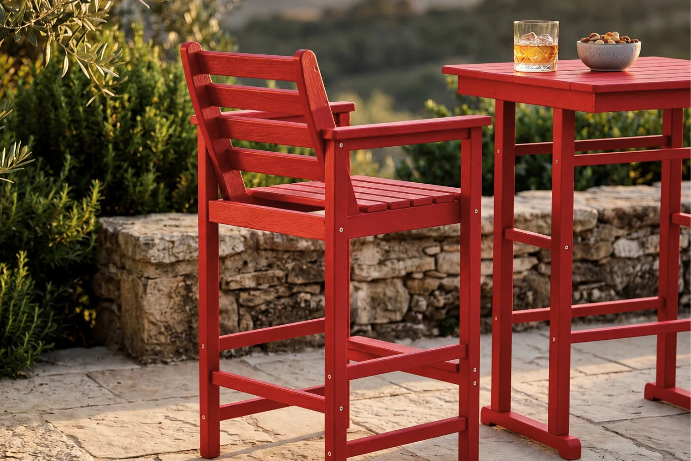 Adirondack Bar Set