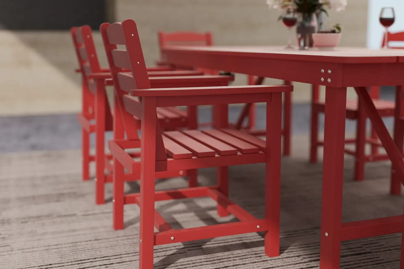 HDPE Outdoor Dining Set