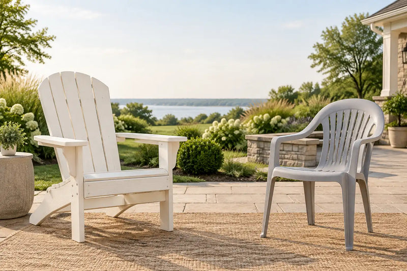 HDPE and Resin Outdoor Furniture Compared: Durability, Weight, and Price
