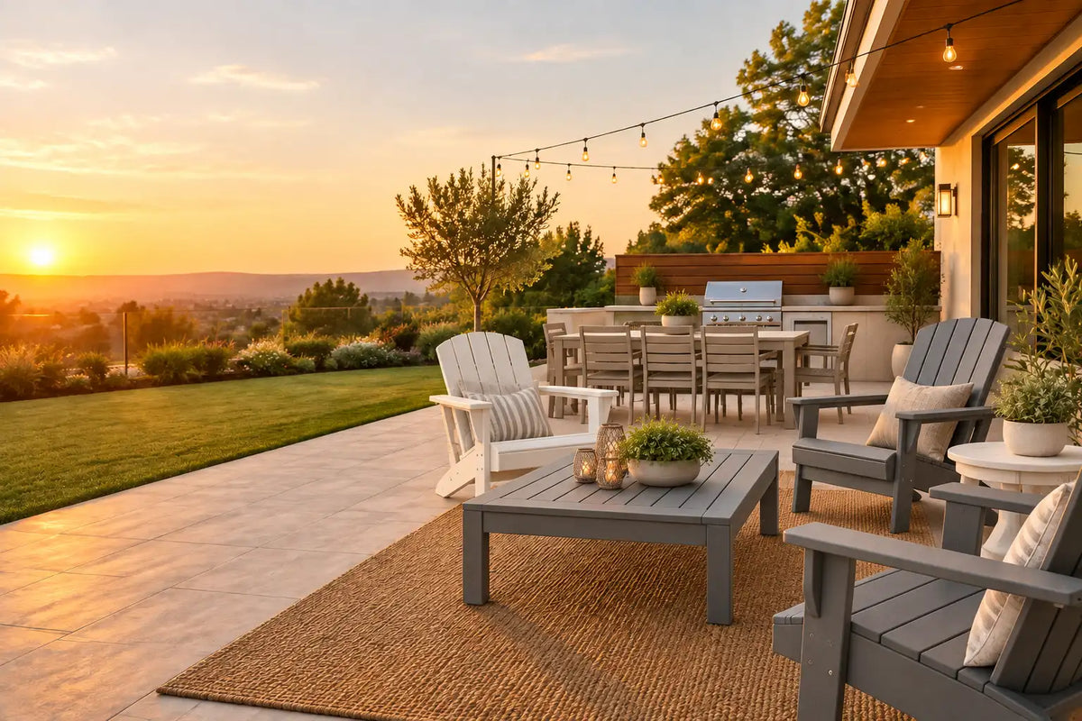 HDPE Furniture in the Patio 