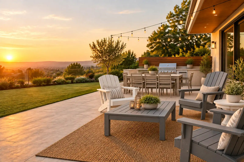 HDPE Furniture in the Patio 
