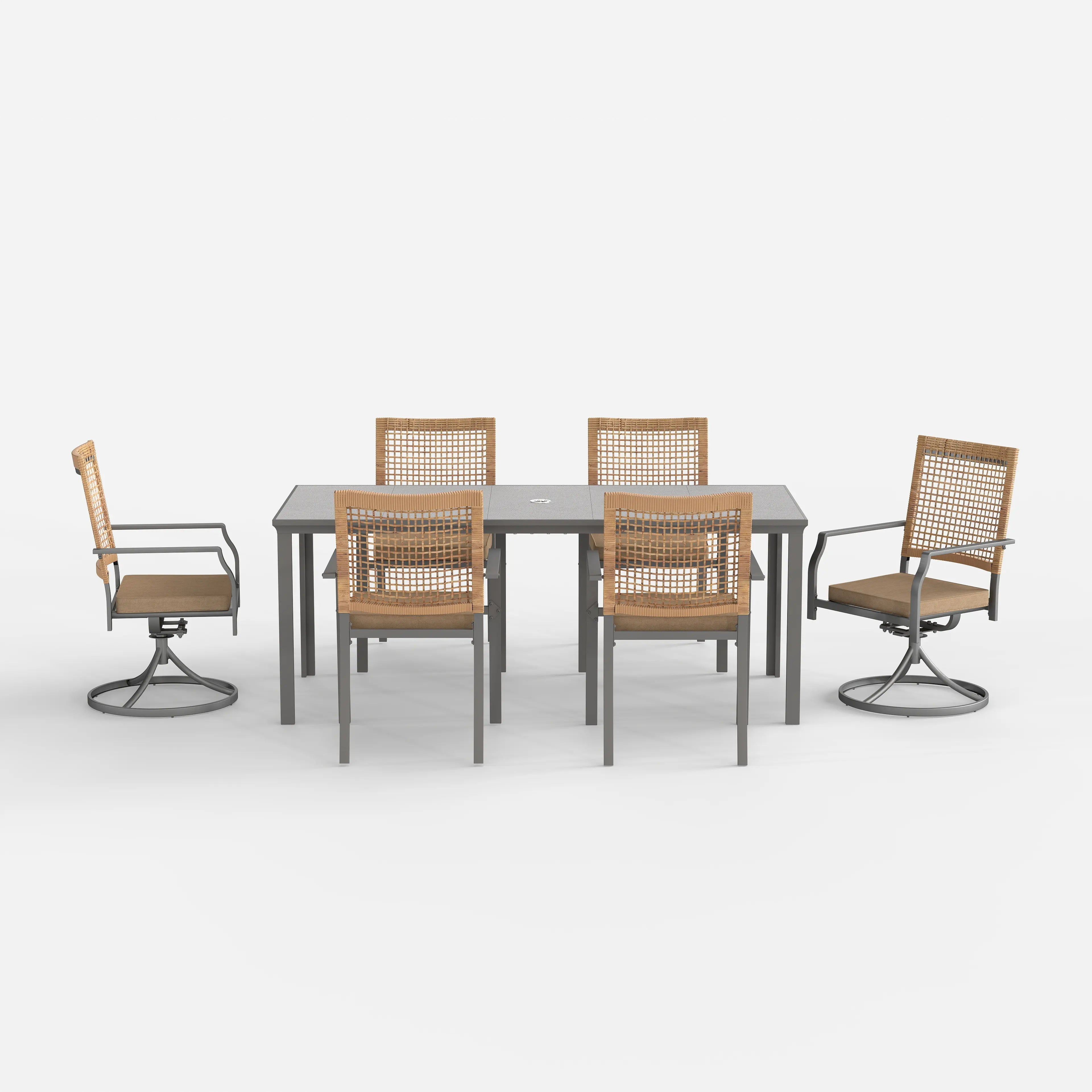 Rattan Woven Dining Set
