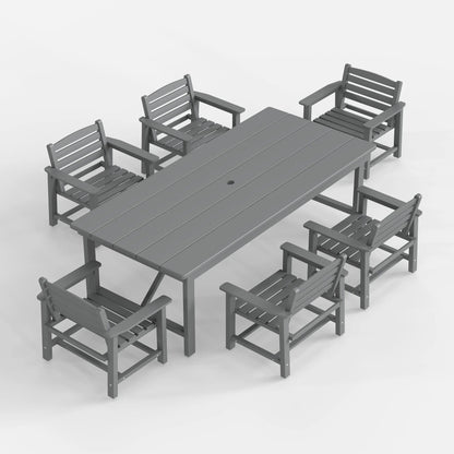 HDPE Outdoor Dining Set