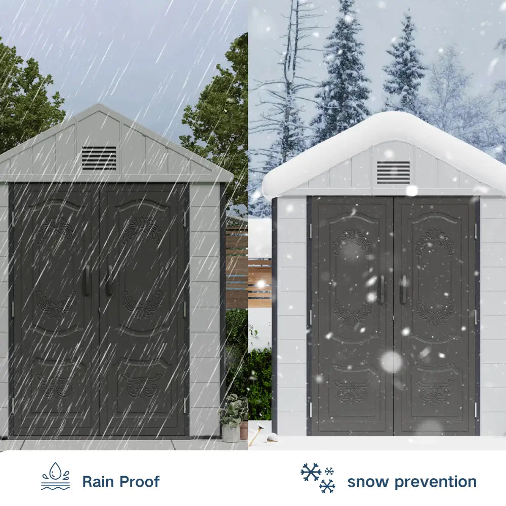 Resin Outdoor Storage Shed