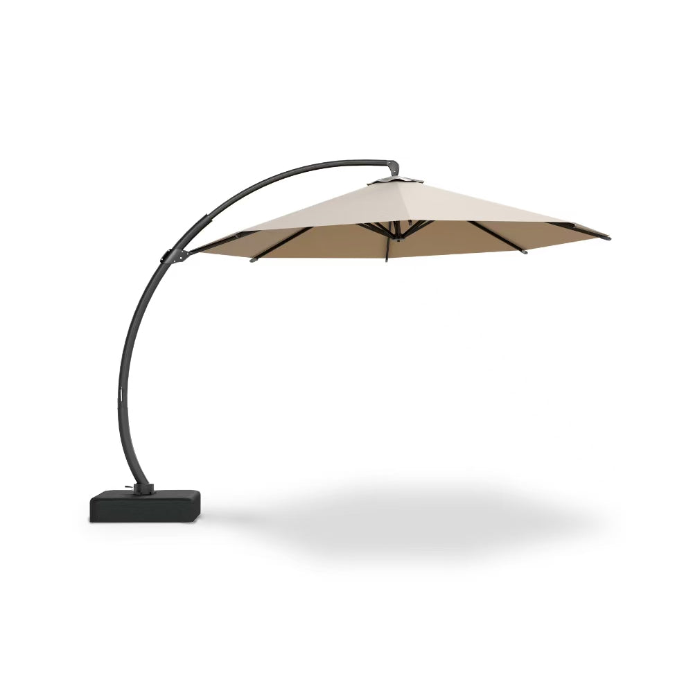 Patio Kingdom cantilever umbrella#color_beige