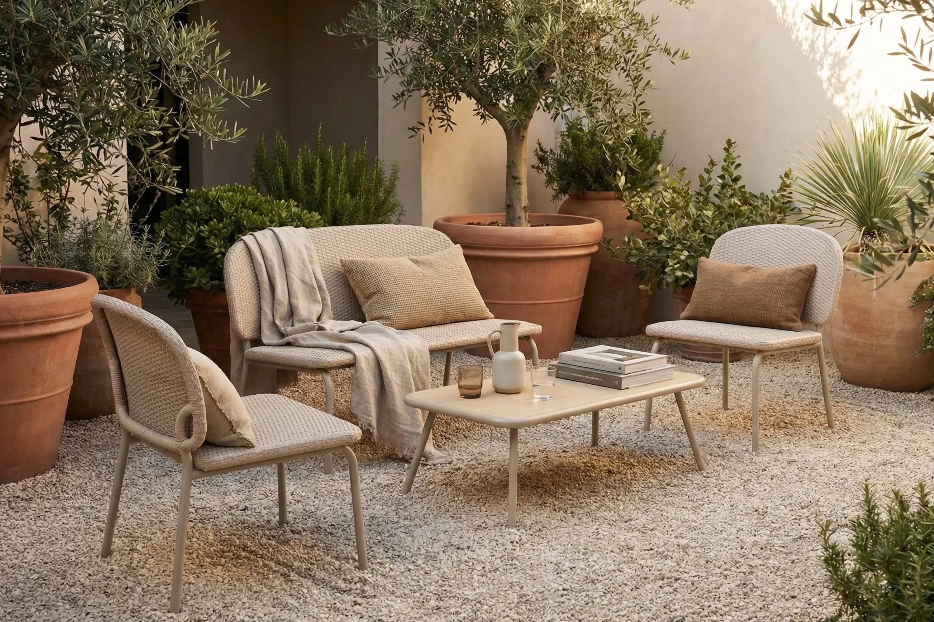 All-Weather Wicker Sofa