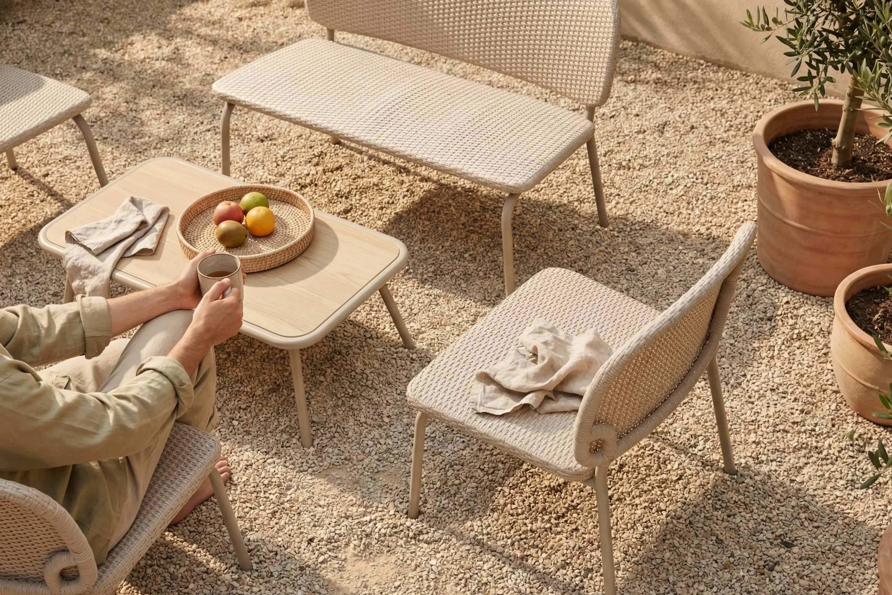 All-Weather Wicker Sofa